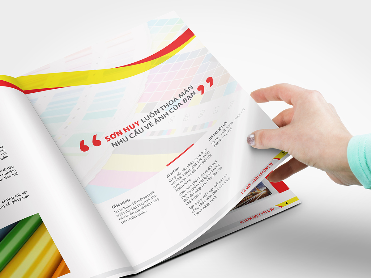 SƠN HUY - Thiết kế profile công ty Sơn Huy